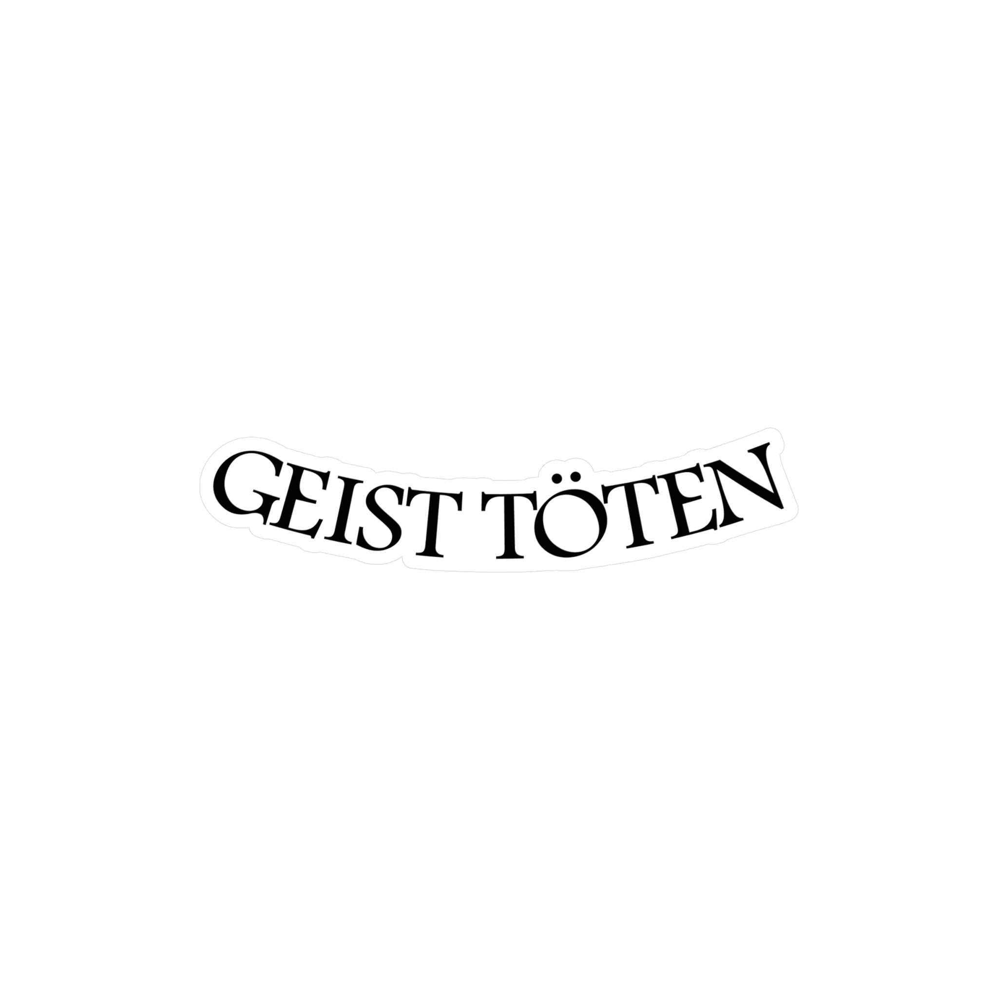 GEIST TOTEN Tattoo Sticker