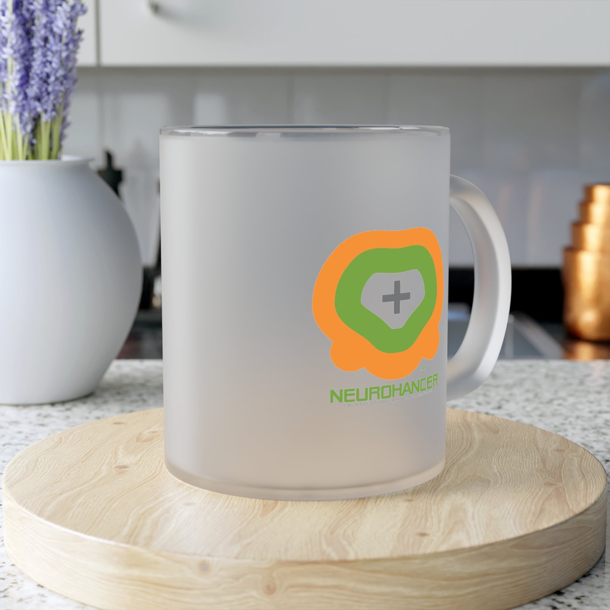 PLUS Frosted Glass Mug