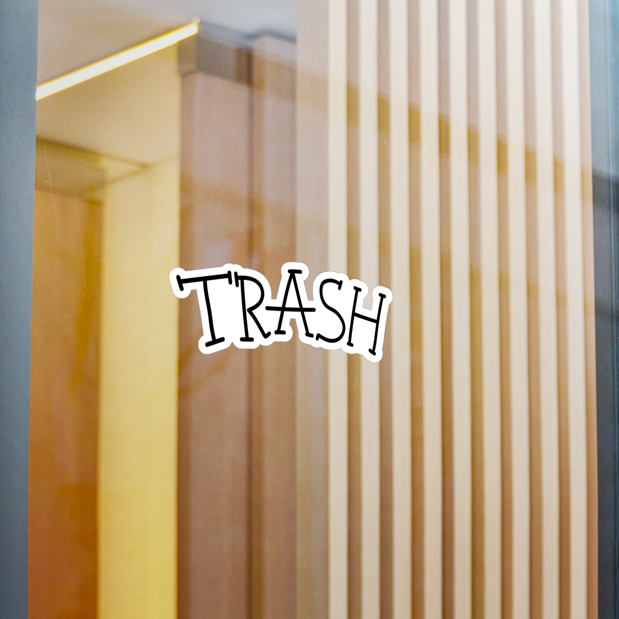 TRASH Tattoo Sticker