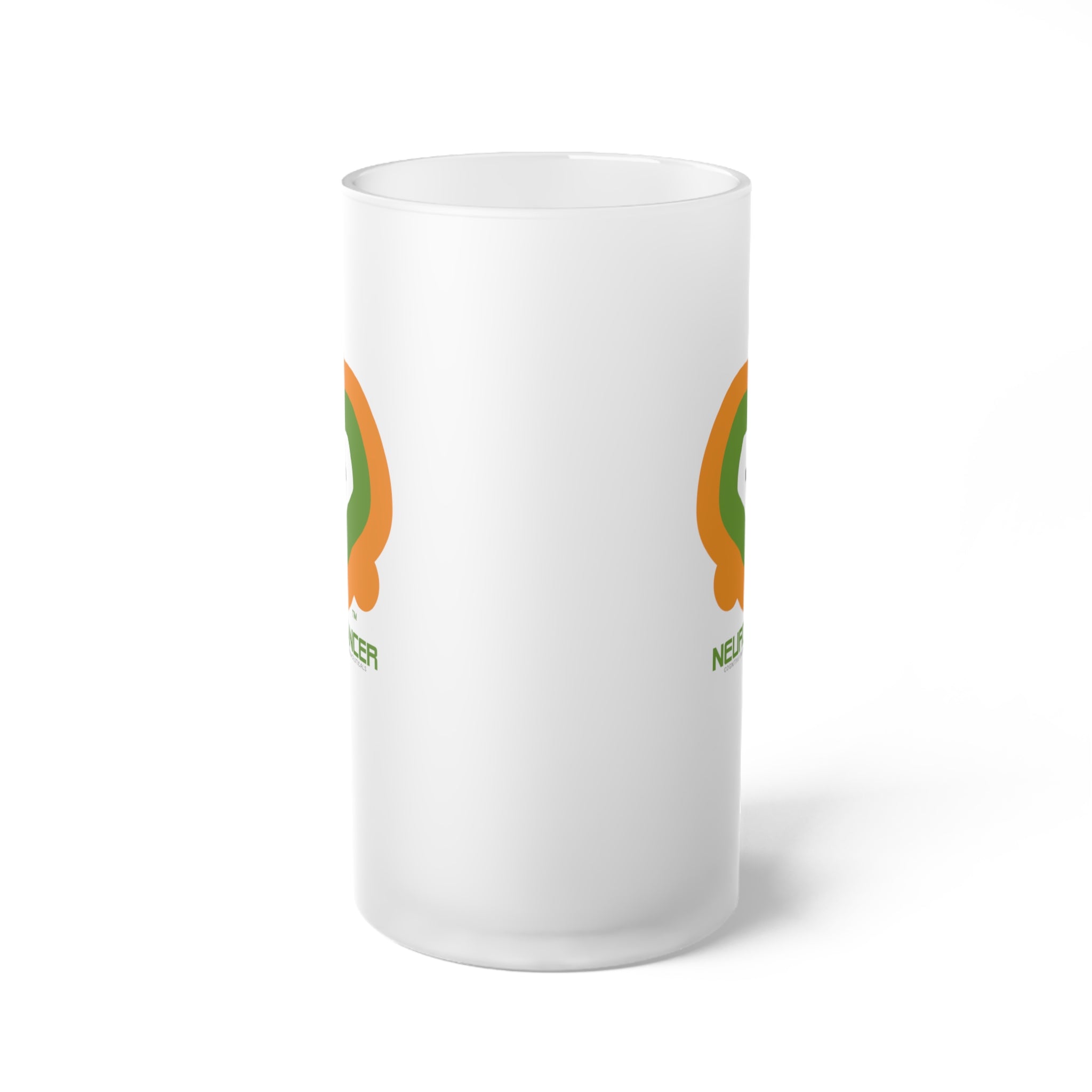 NEUROHANCER Frosted Glass Beer Mug