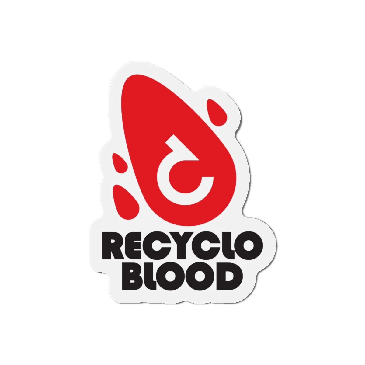 RECYCIO BLOOD | Die-Cut Magnets