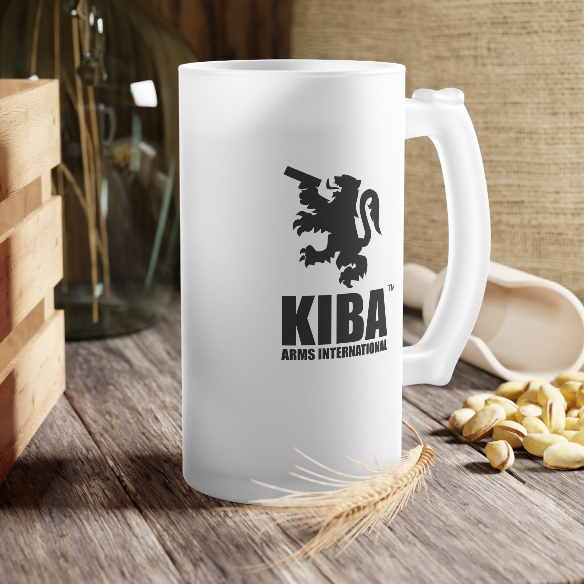 KIBA | Frosted Glass Beer Mug