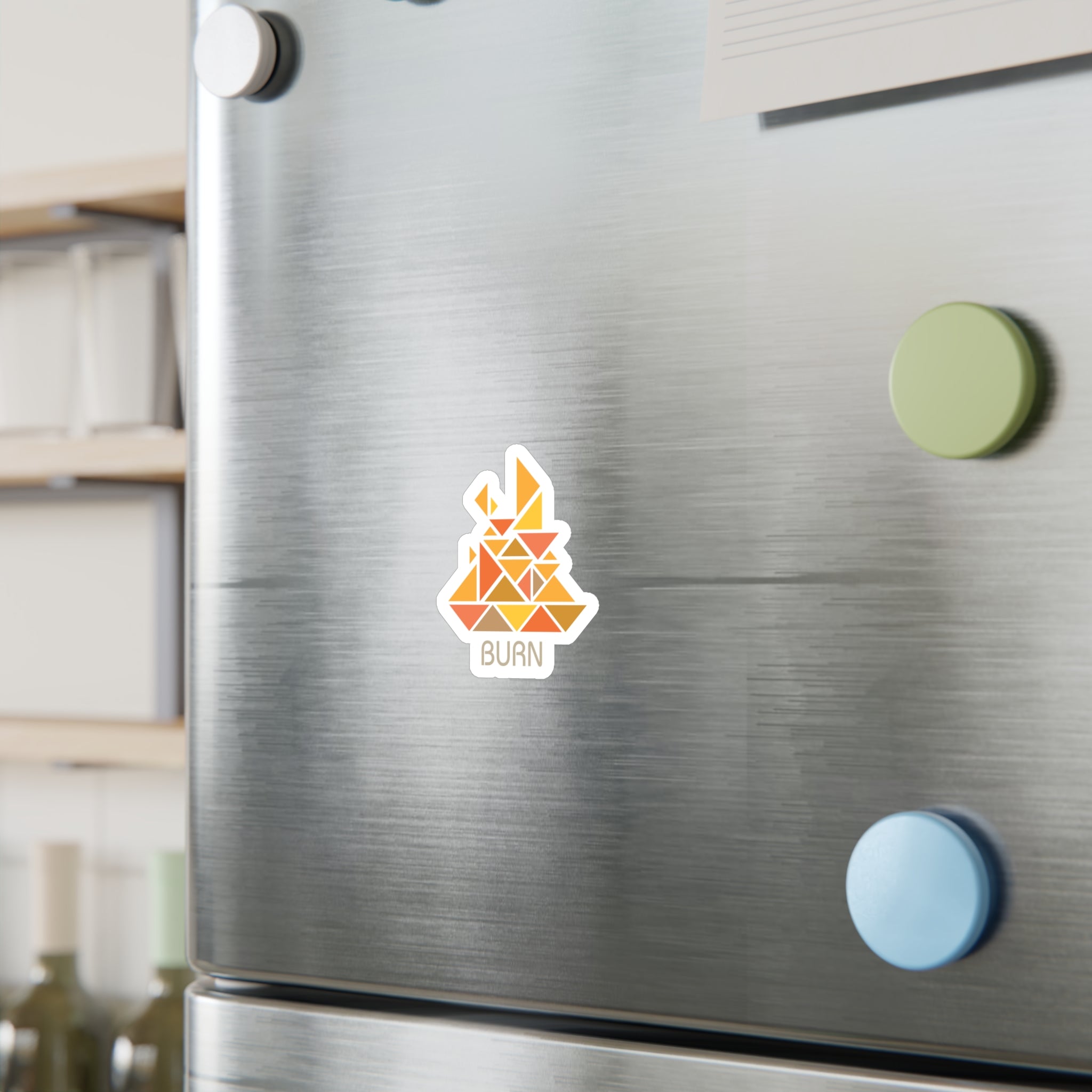 BURN Sticker