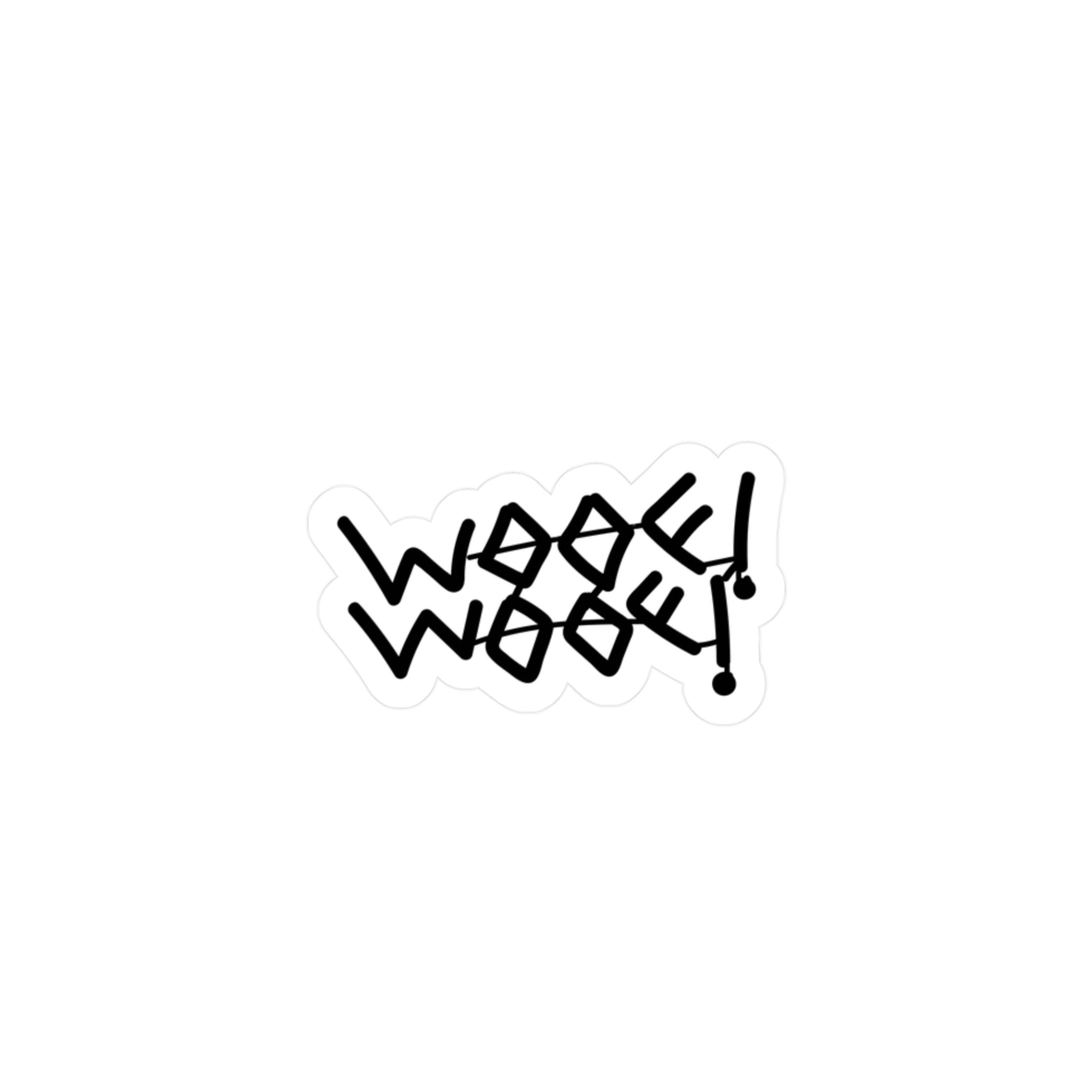 WOOF! WOOF! Tattoo Sticker