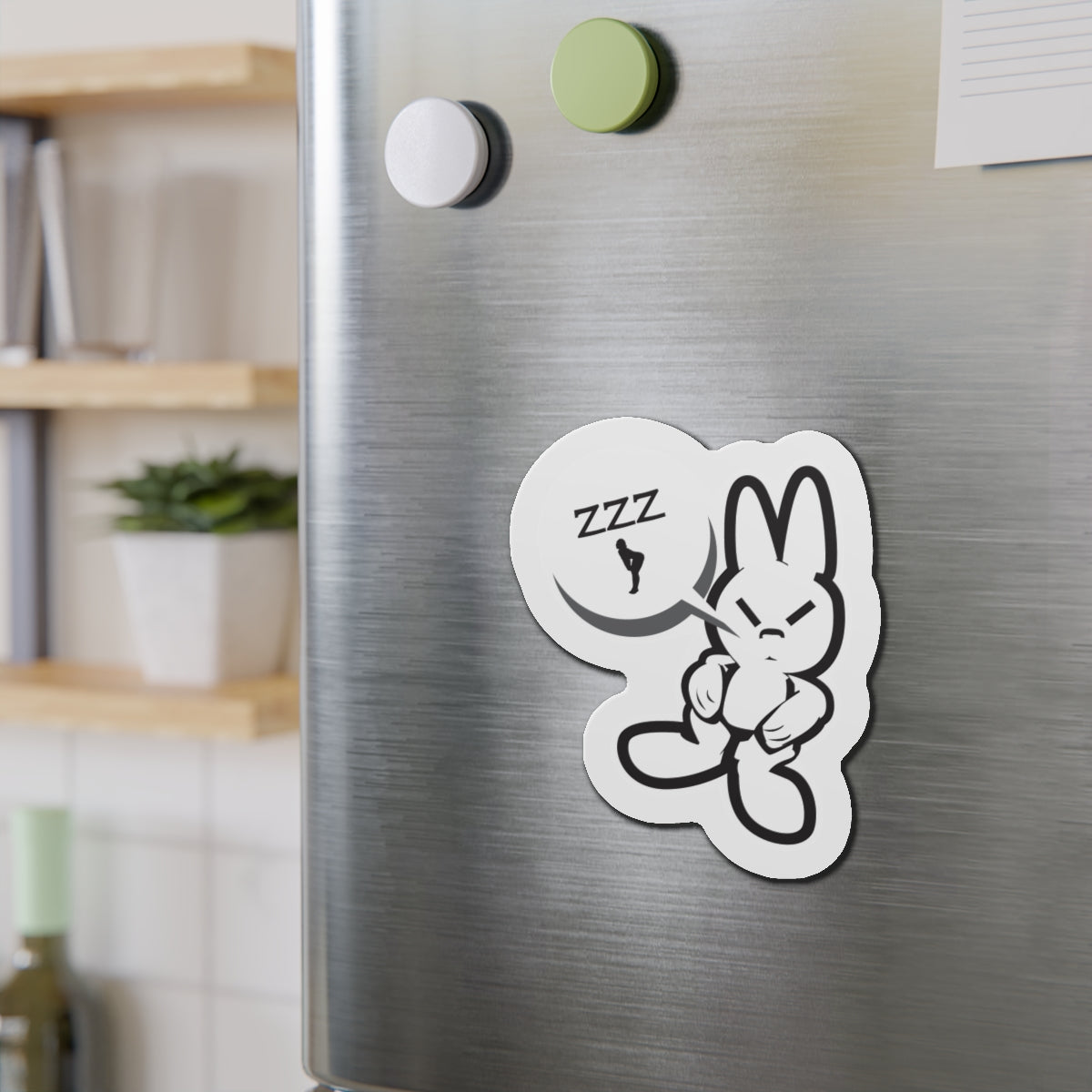 BUNNY ZZZ | Die-Cut Magnets