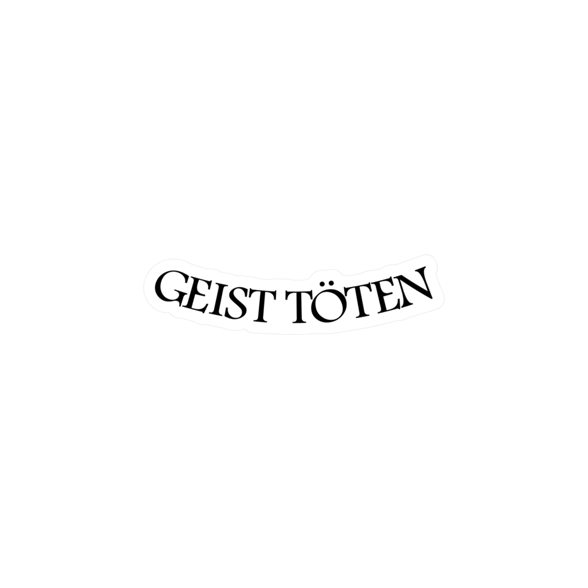 GEIST TOTEN Tattoo Sticker