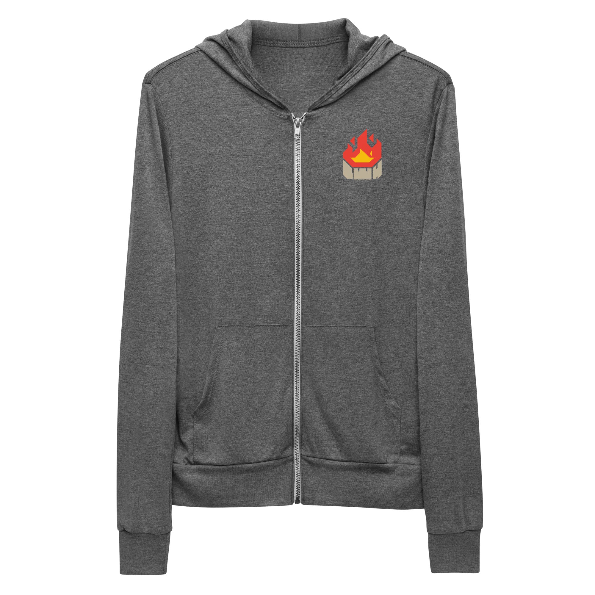 FIRE | Zip hoodie | Bella + Canvas