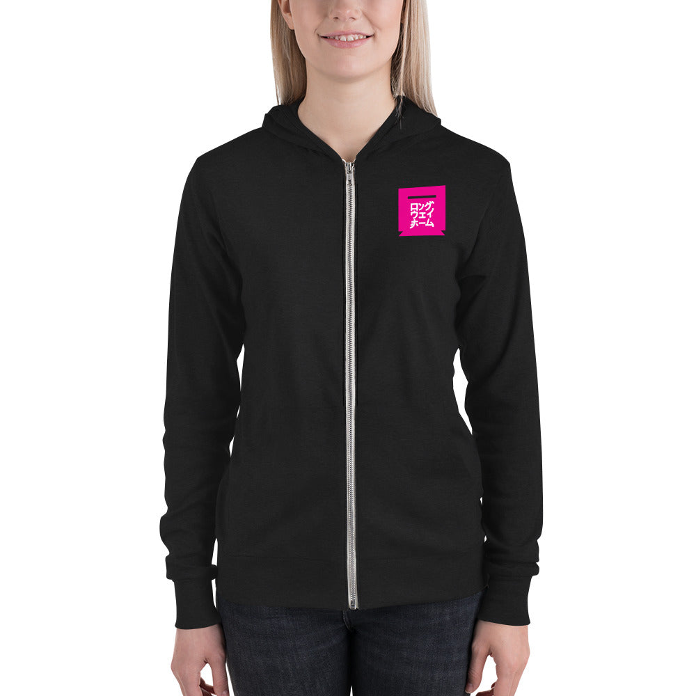 PINKLWH | Zip hoodie | Bella + Canvas