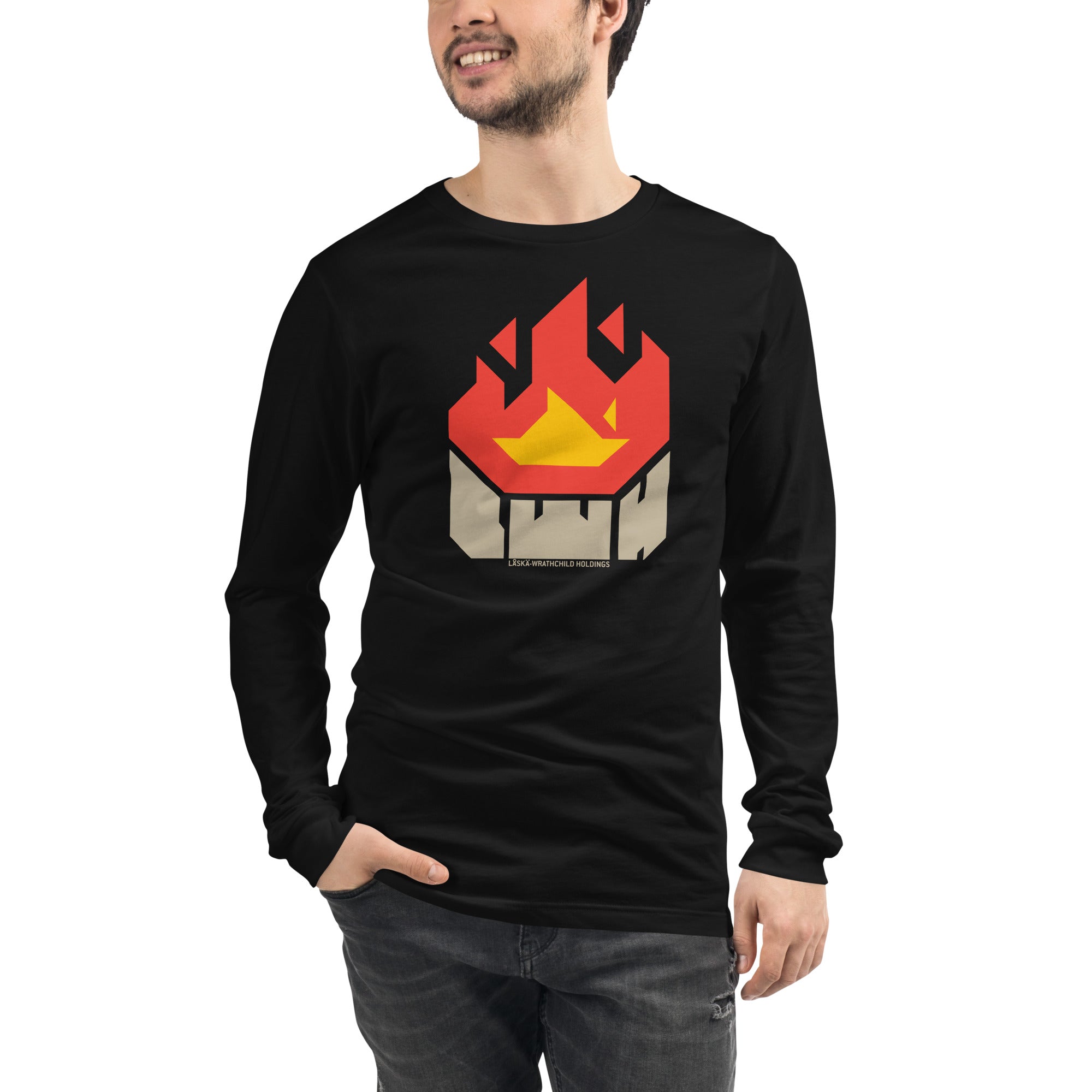 FIRE | Long Sleeve Tee | Bella + Canvas