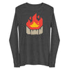 FIRE | Long Sleeve Tee | Bella + Canvas