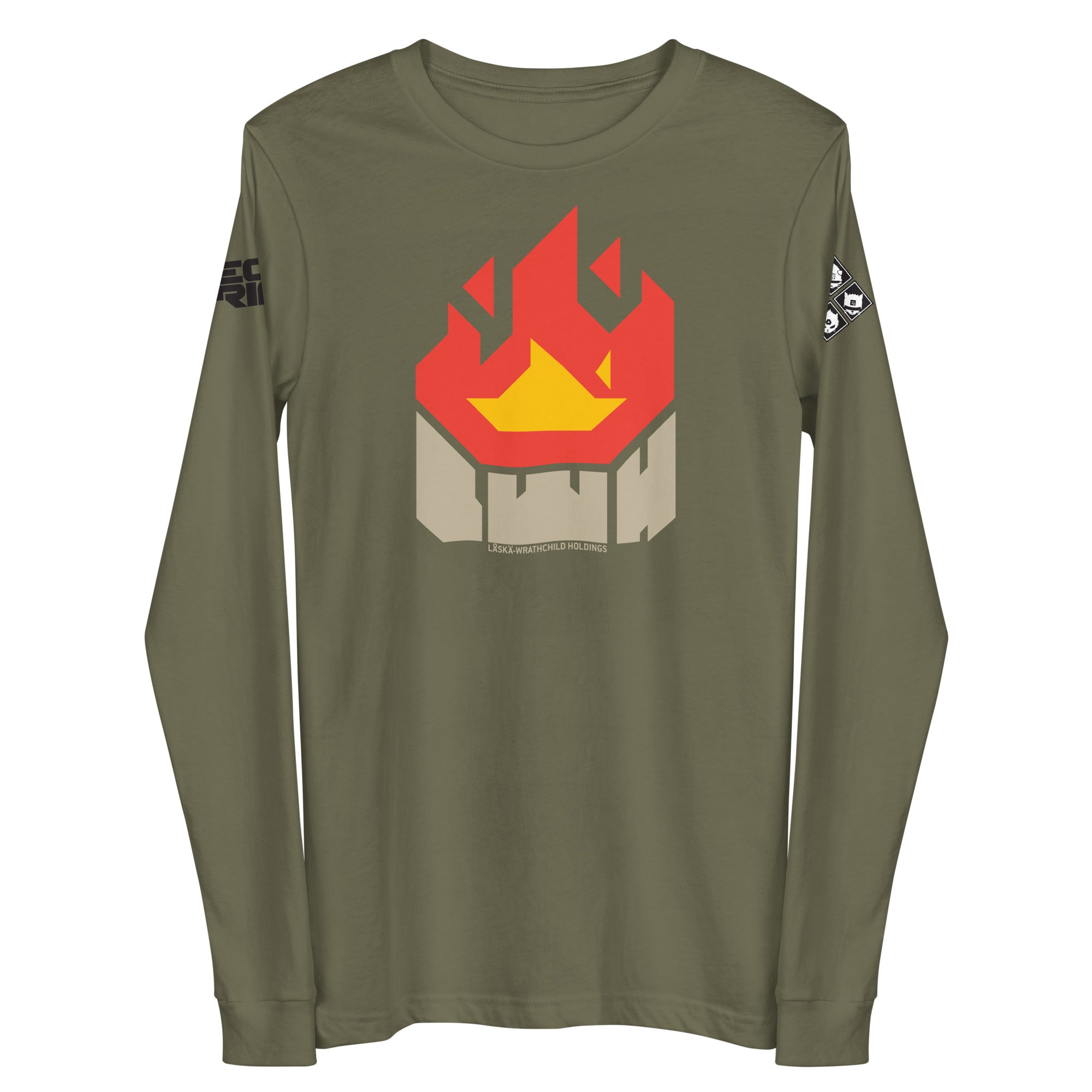 FIRE | Long Sleeve Tee | Bella + Canvas