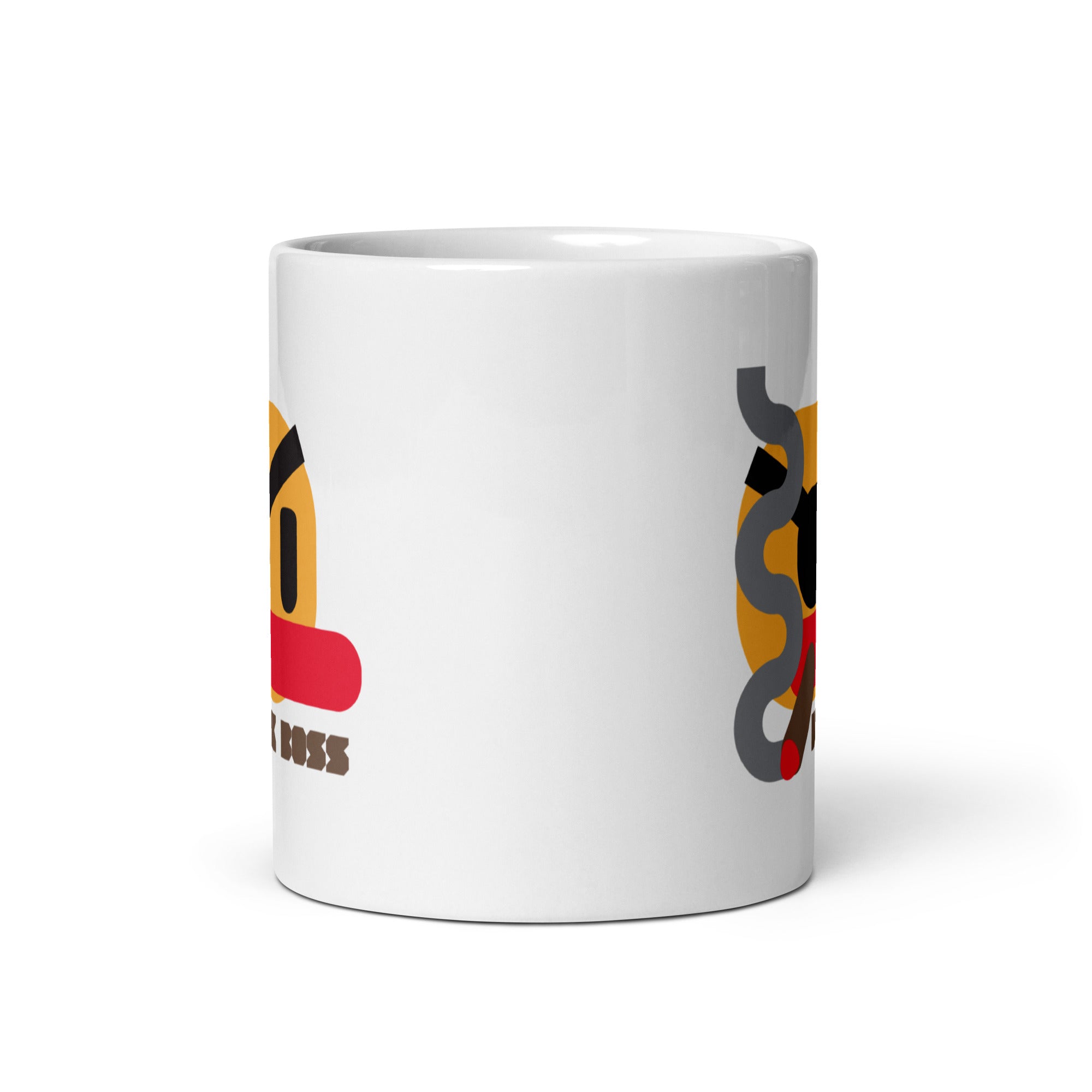 DUCK BOSS | White glossy mug