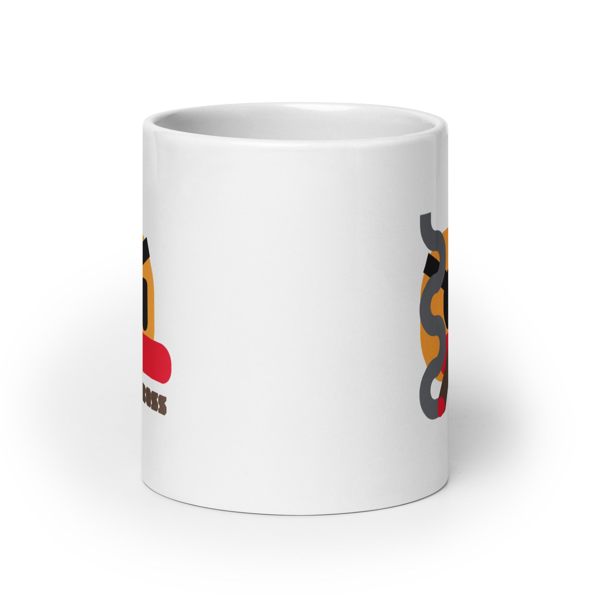 DUCK BOSS | White glossy mug