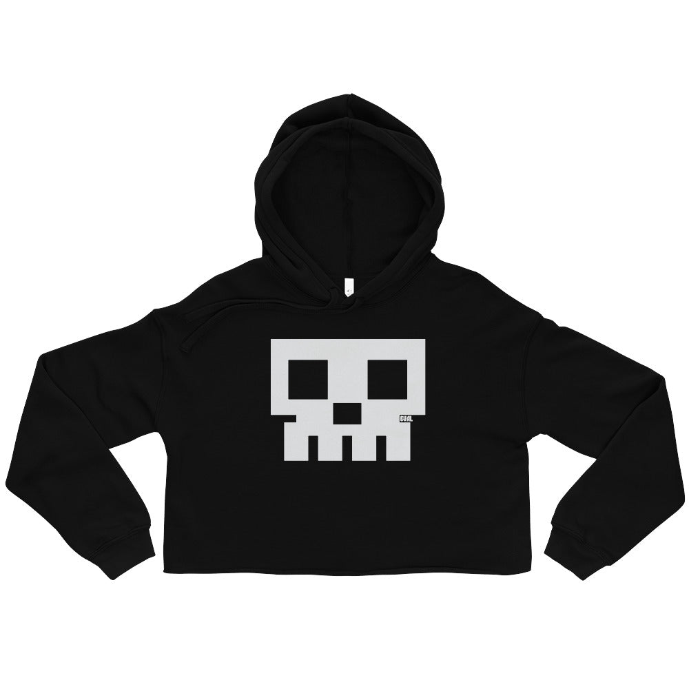 SKULL | Crop Hoodie