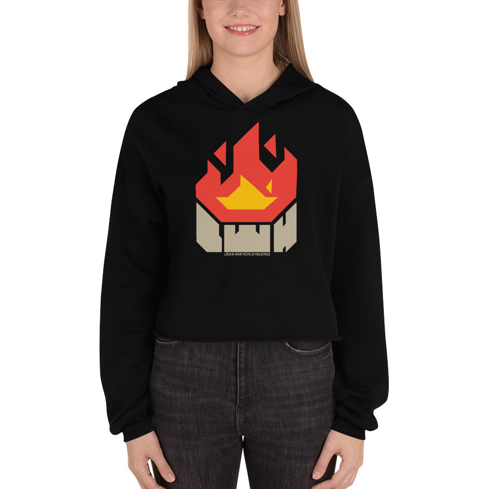 FIRE | Crop Hoodie