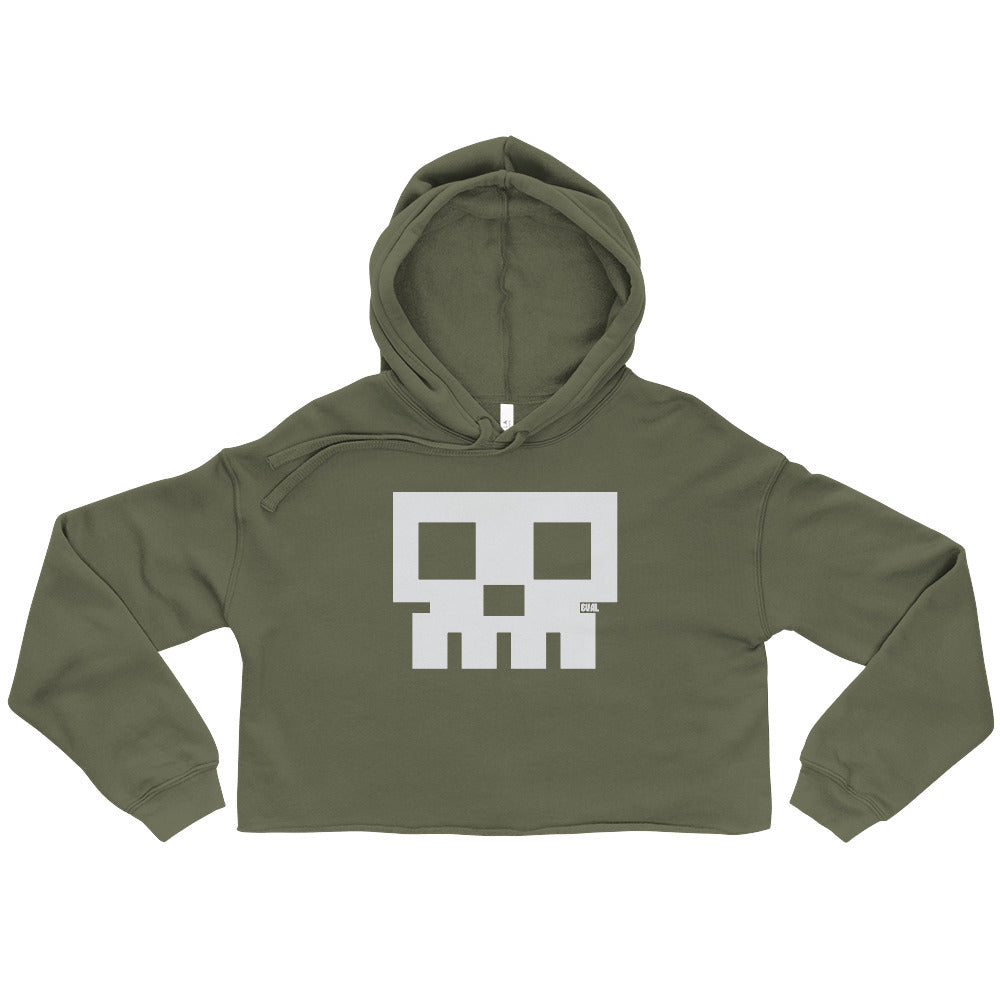 SKULL | Crop Hoodie