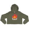 FIRE | Crop Hoodie