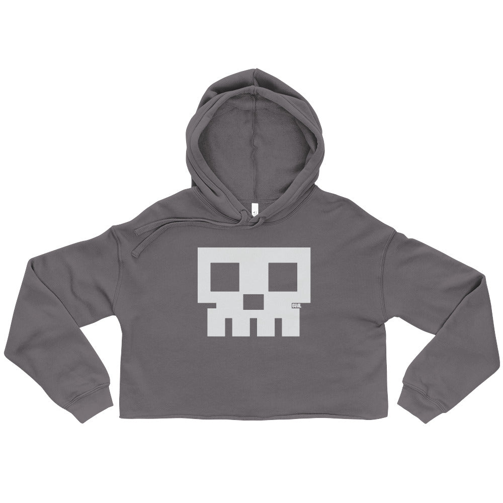 SKULL | Crop Hoodie